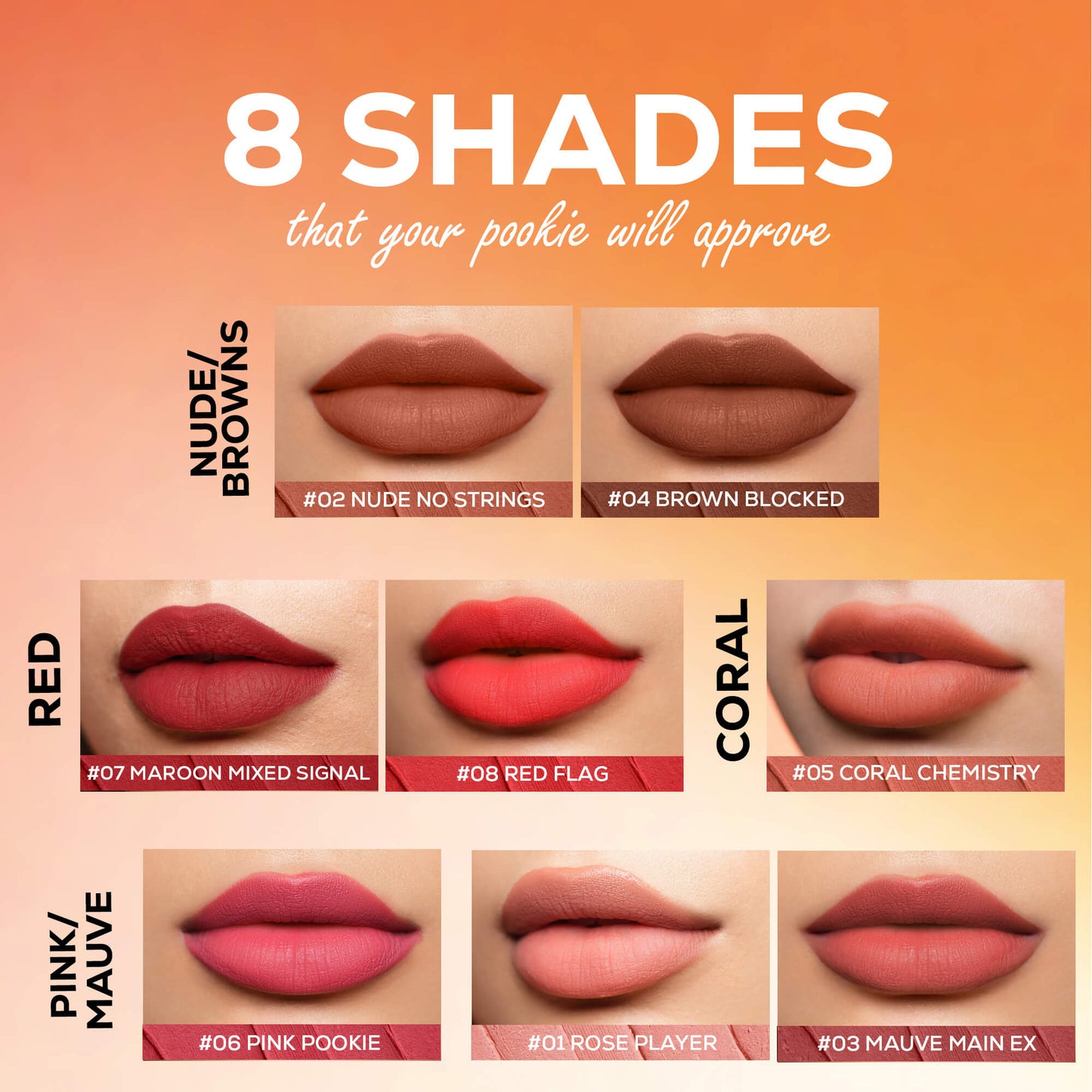 RENEE Delulu Blurring Matte Liquid Lipstick, 4ml