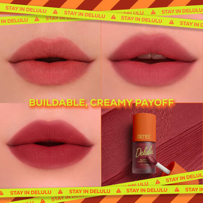 RENEE Delulu Blurring Matte Liquid Lipstick, 4ml