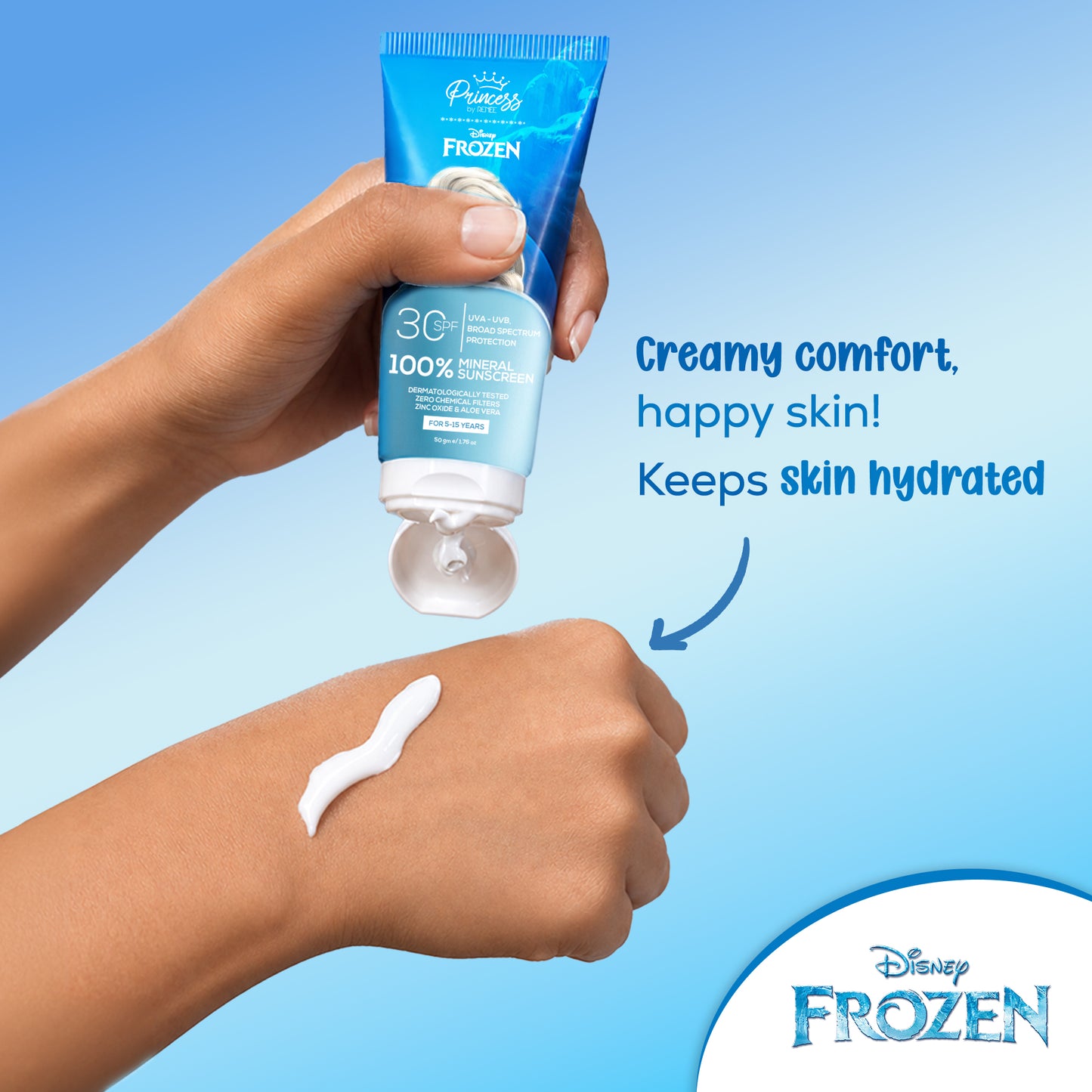 Disney Frozen Elsa Mineral Sunscreen With SPF 30 For Kids & Preteens by Princess by RENEE