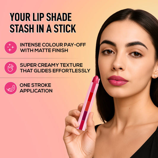 RENEE Everyday Fab 5 5-in-1 Matte Lipstick