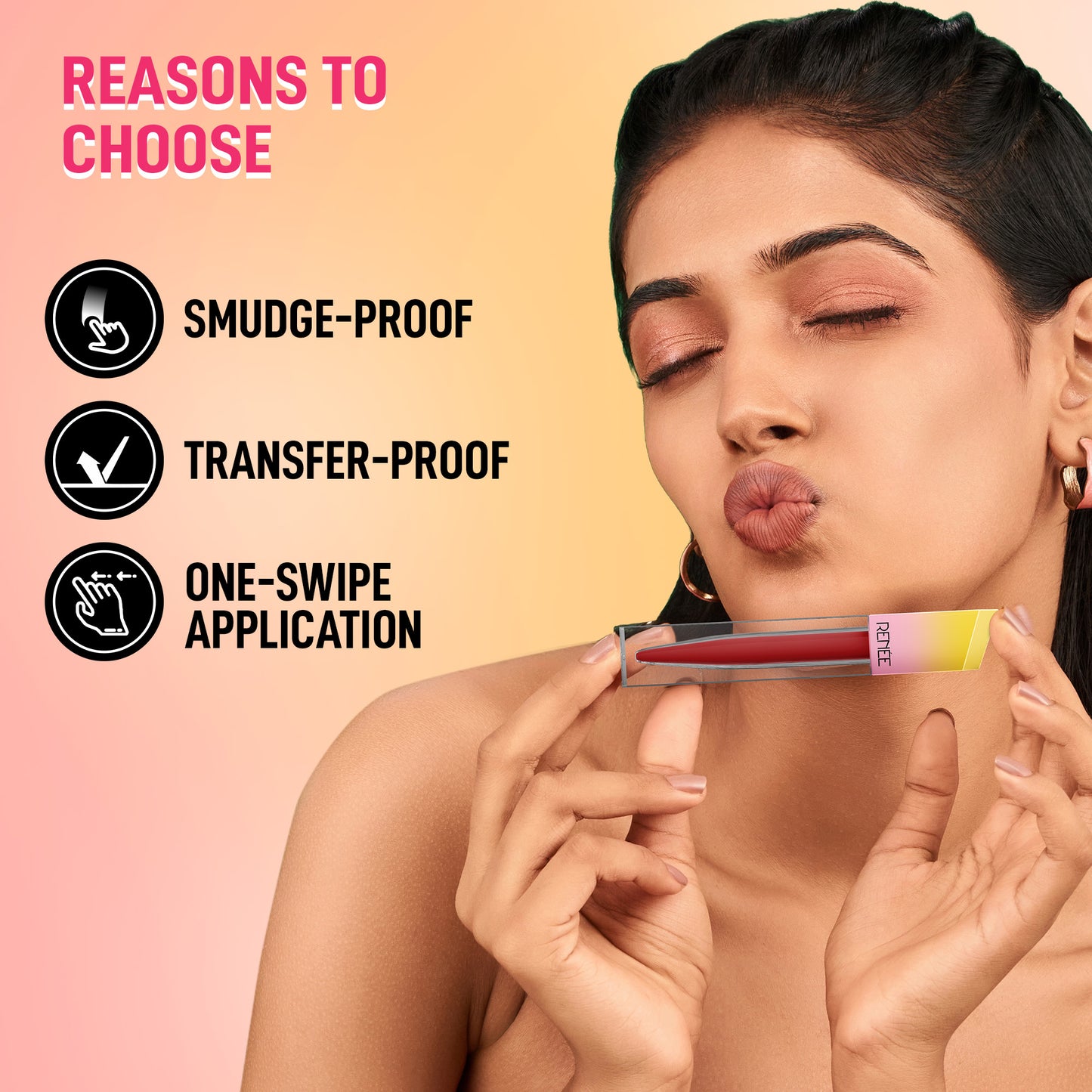 RENEE Everyday Matte Liquid Lipstick, 5 ml