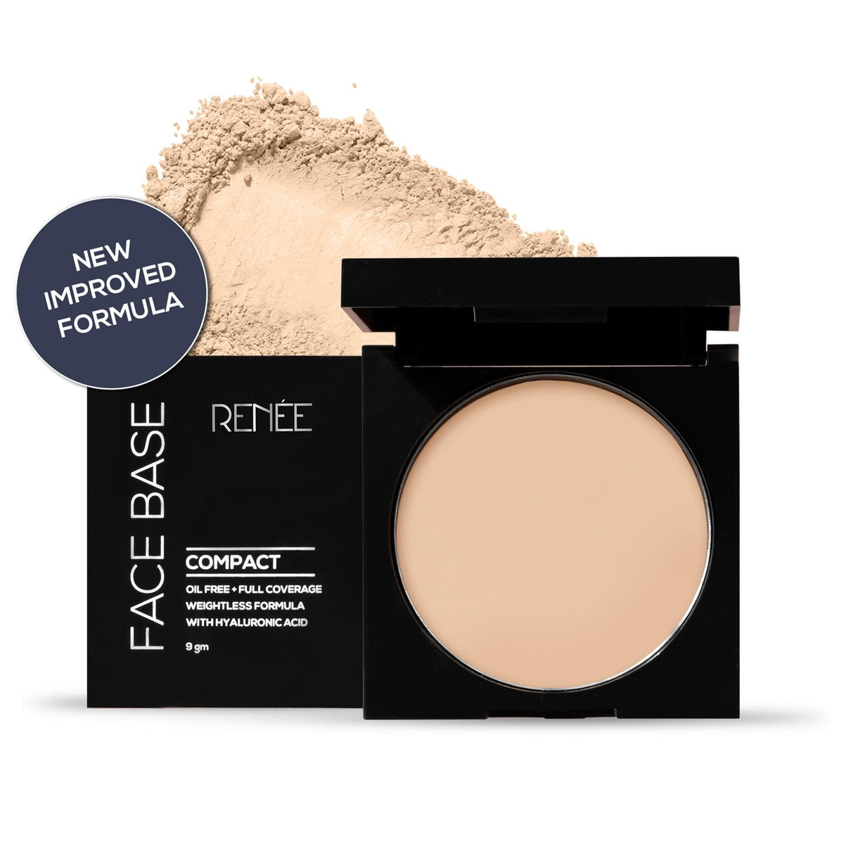 RENEE Face Base Compact, 9 g - Macadamia Beige