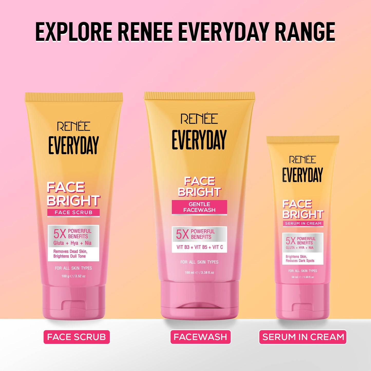 RENEE Everyday Face Bright Face Scrub For Brightening