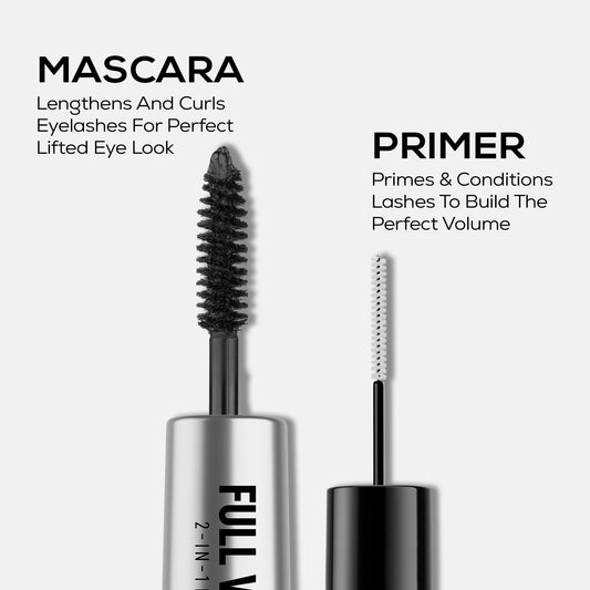 RENEE Full Volume 2-in-1 Mascara with Primer, 10ml