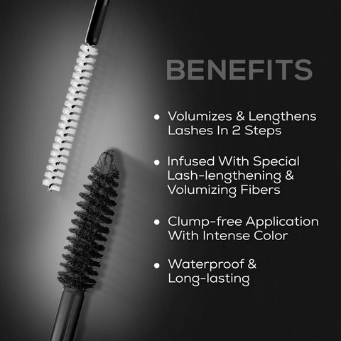 RENEE Full Volume 2-in-1 Mascara with Primer, 10ml