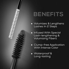 RENEE Full Volume 2-in-1 Mascara with Primer, 10ml