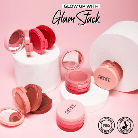 RENEE Glam Stack 3-In-1 Lip & Cheek Tint 4.5gm
