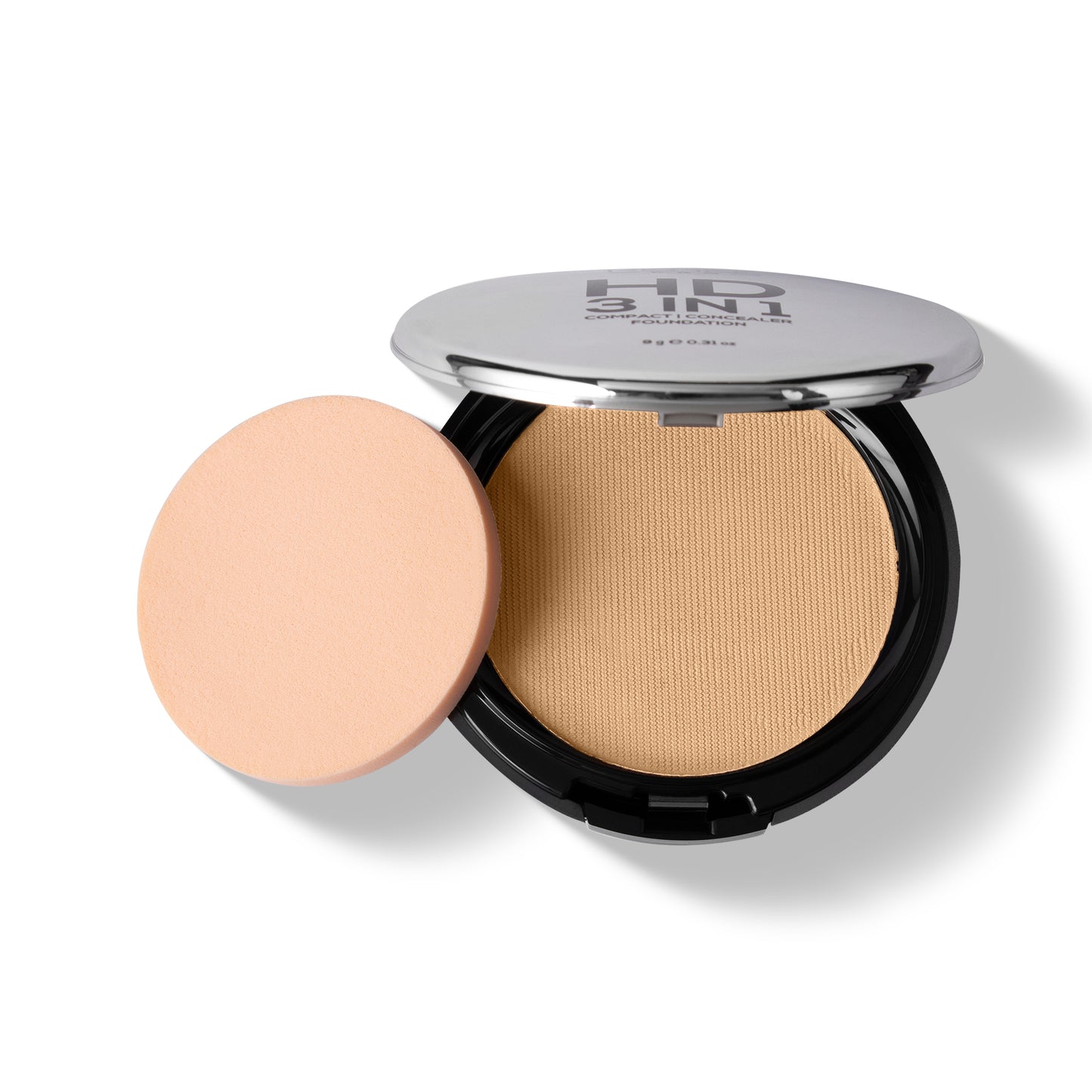 RENEE Pro HD 3-IN-1 Compact, Works as Concealer, Foundation & Powder With SPF 20, 9 Gm