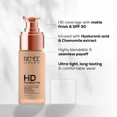 RENEE PRO HD Foundation,  30 Ml