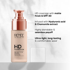 RENEE PRO HD Foundation,  30 Ml
