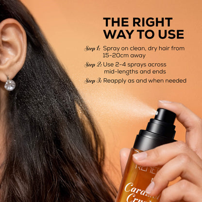 RENEE Hair Perfume Caramel Crush, With Niacinamide & Provitamin B5, 100ml