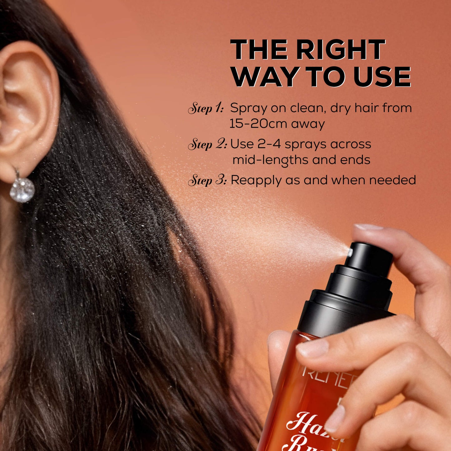 RENEE Hair Perfume Hazel Rush, With Niacinamide, Provitamin B5