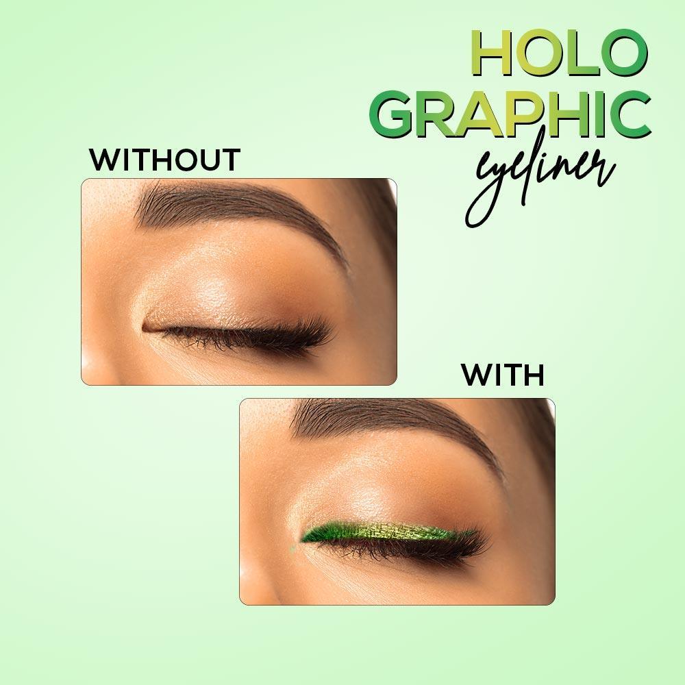 RENEE Holographic Eyeliner Combo of 3 with FREE Pouch