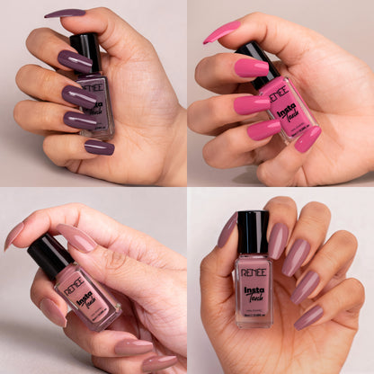 RENEE Insta Touch Nail Paints - Set of 4