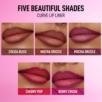 RENEE Curve Matte Lip Liner & Juicy Fix Tinted Lip Balm Set