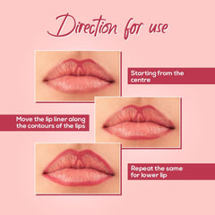 RENEE Define Matte Pencil Lip Liner, Set of 12