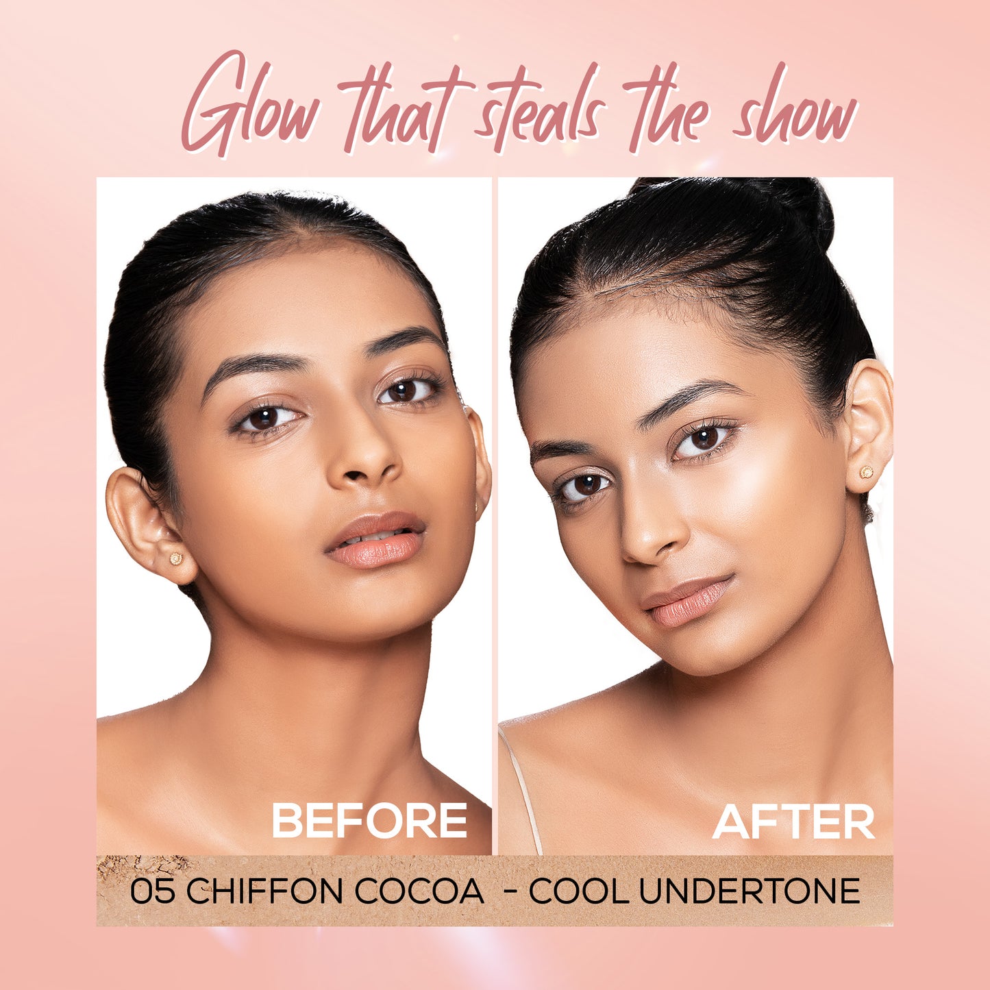 RENEE Lumi Glow Highlighting Compact with 3D Glow For Luminous Skin, 9g