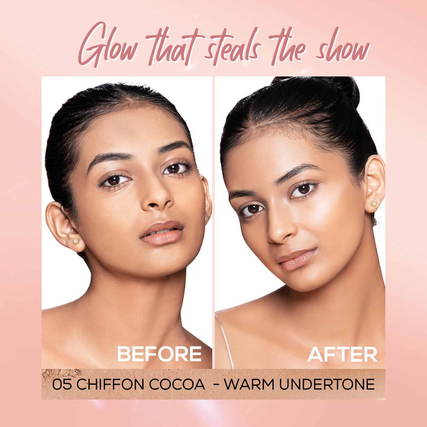 RENEE Lumi Glow Highlighting Compact with 3D Glow For Luminous Skin, 9g