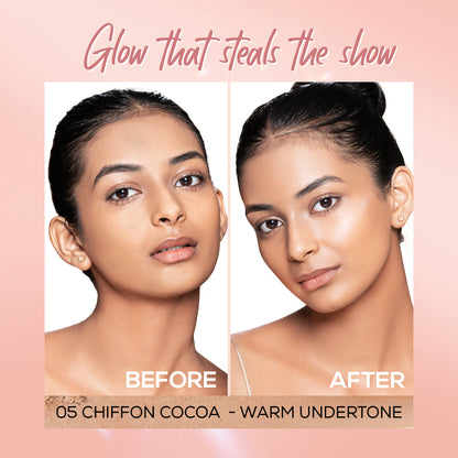 RENEE Lumi Glow Highlighting Compact with 3D Glow For Luminous Skin, 9g