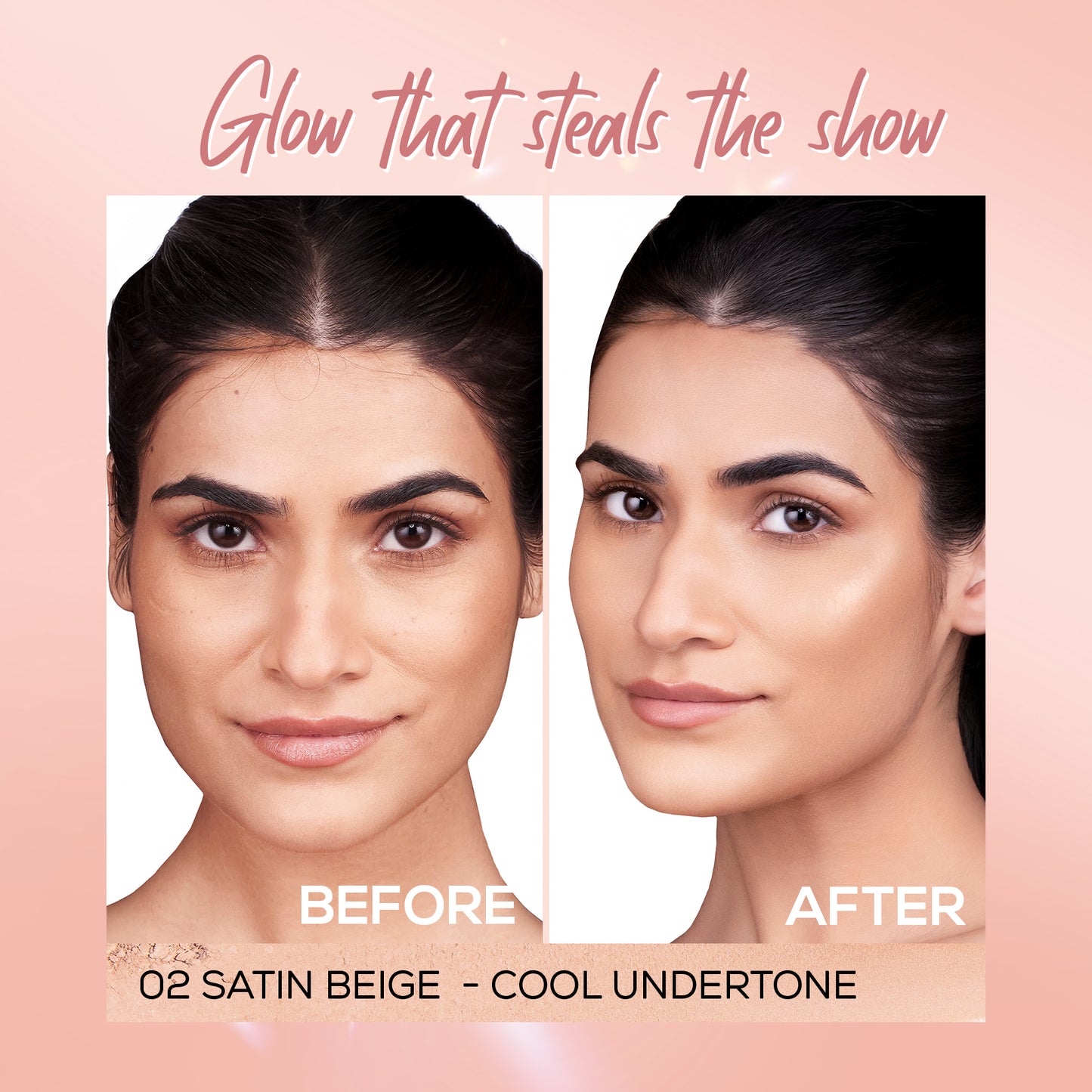 RENEE Lumi Glow Highlighting Compact with 3D Glow For Luminous Skin, 9g