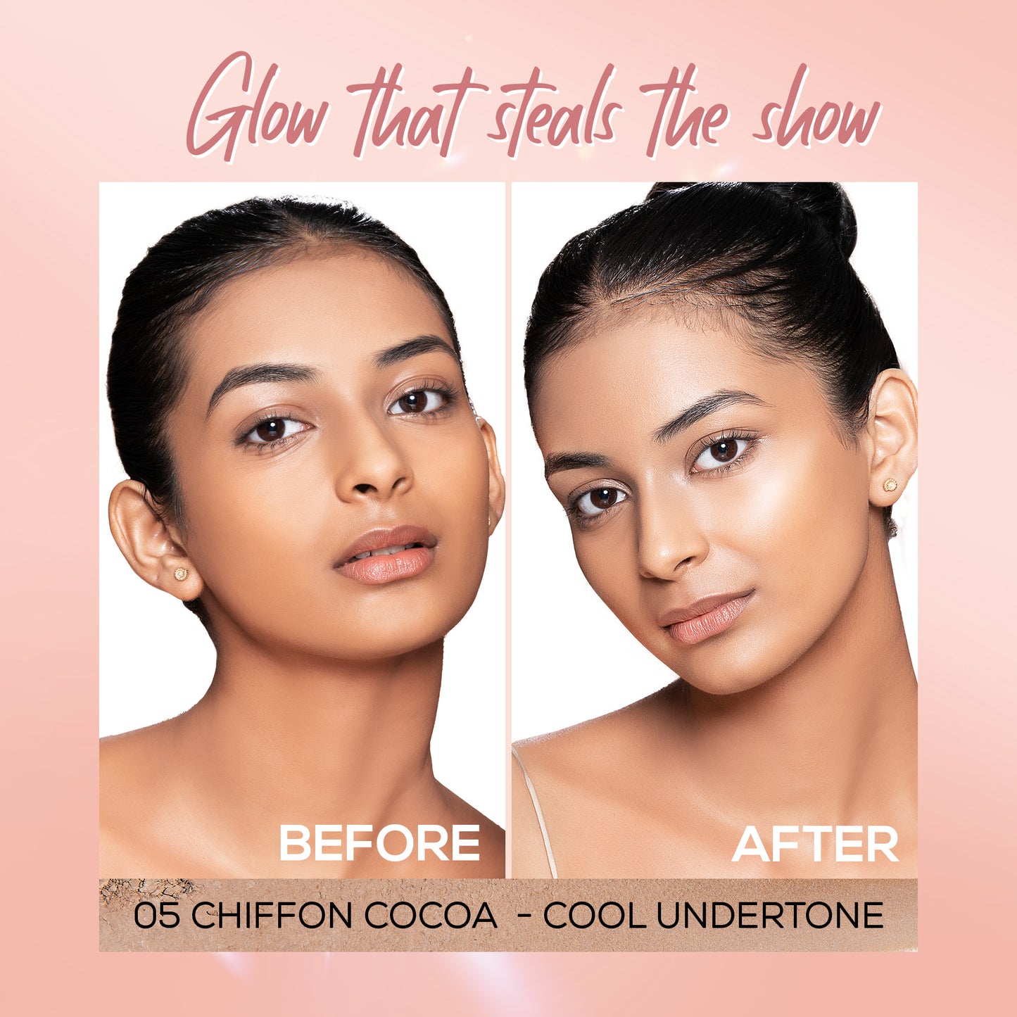 RENEE Lumi Glow Highlighting Compact with 3D Glow For Luminous Skin, 9g