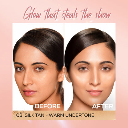 RENEE Lumi Glow Highlighting Compact with 3D Glow For Luminous Skin, 9g