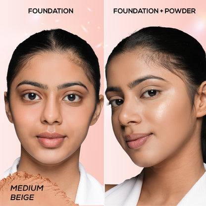RENEE Lumi Glow Highlighting Loose Powder For Face With Luminous, 3D Glow, Sets Makeup