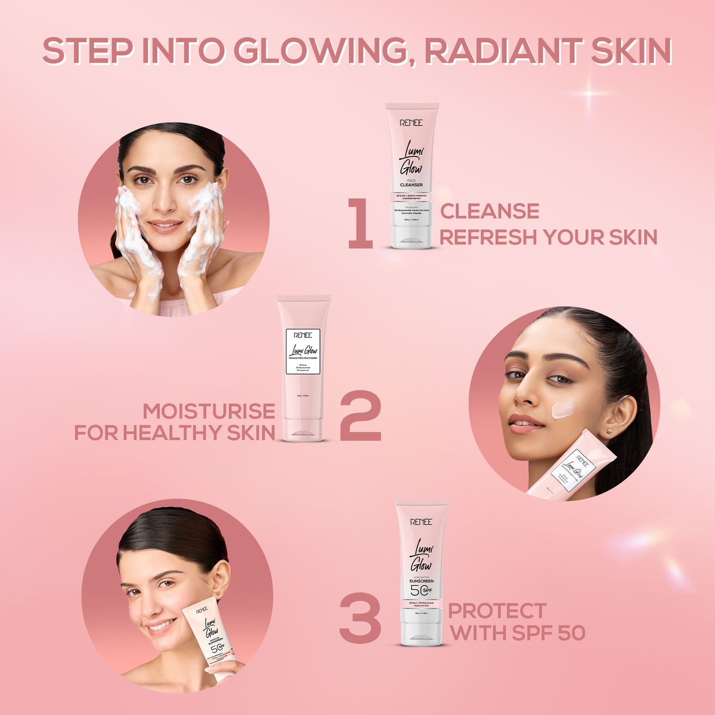 RENEE Lumi Glow Face Cleanser, 100g