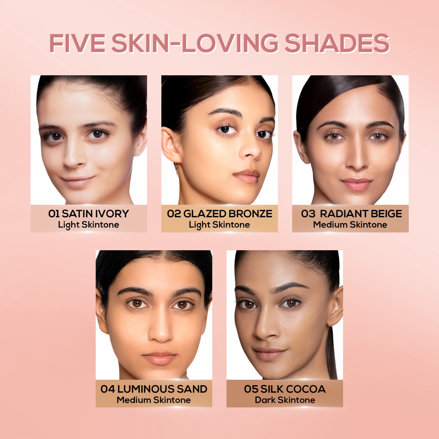 RENEE Lumi Glow Highlighting Liquid Foundation With 3D Glow For Luminous Skin, 30ml