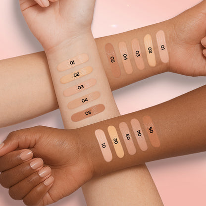 RENEE Lumi Glow Highlighting Liquid Foundation With 3D Glow For Luminous Skin, 30ml