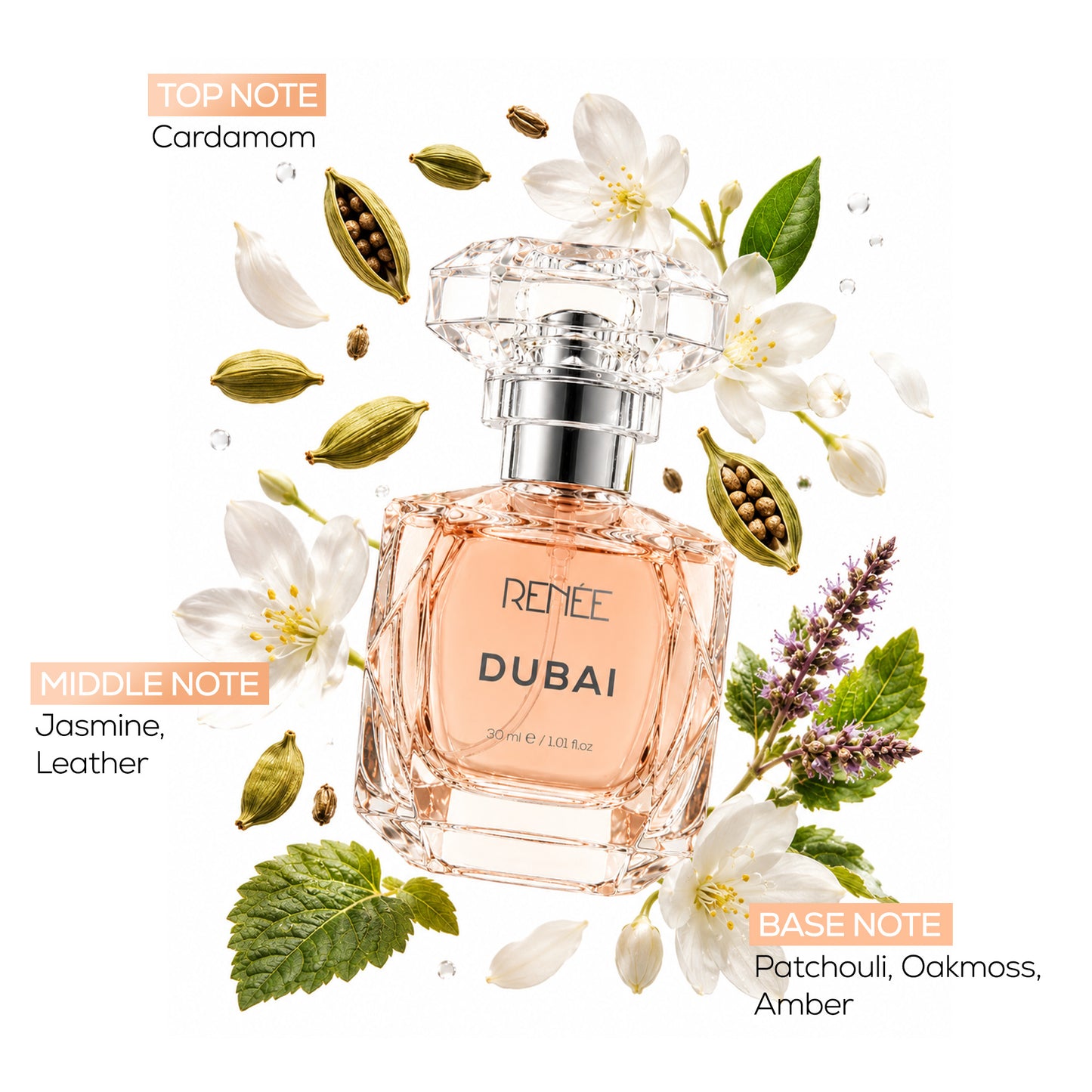 RENEE Luxury Perfume Gift Set Eau De Parfum- Set of 4 Long-Lasting Perfumes For Women