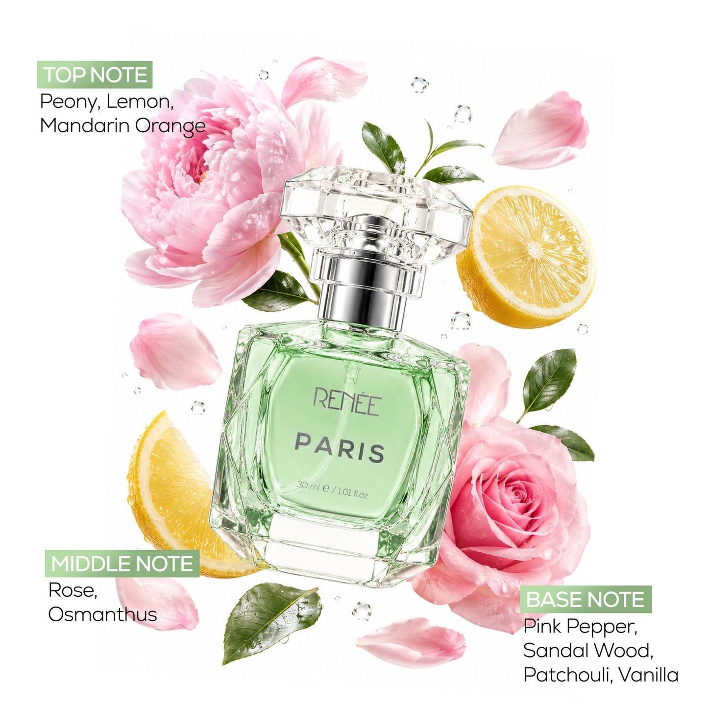 RENEE Luxury Perfume Gift Set Eau De Parfum- Set of 4 Long-Lasting Perfumes For Women