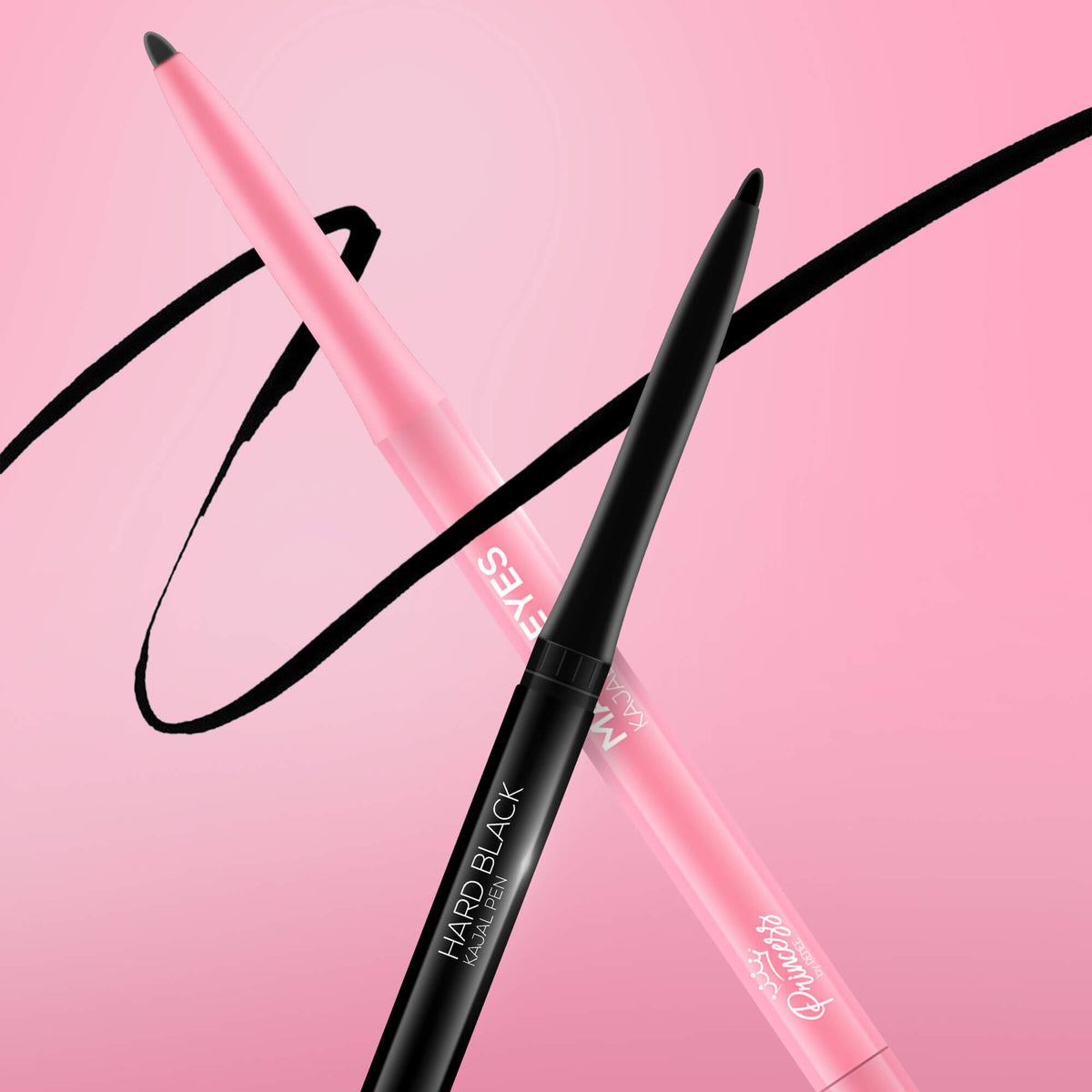 Magic Eyes Kajal Pen & RENEE Hard Black Kajal Pen Combo by Princess by RENEE