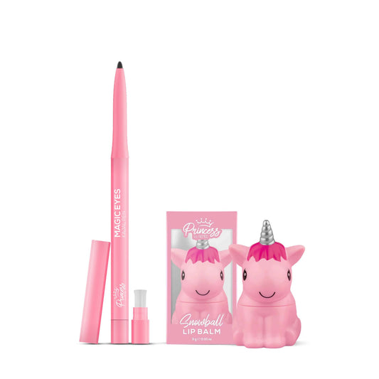 Princess by RENEE Magic Eyes Kajal Pen & Snowball Lip Balm Combo