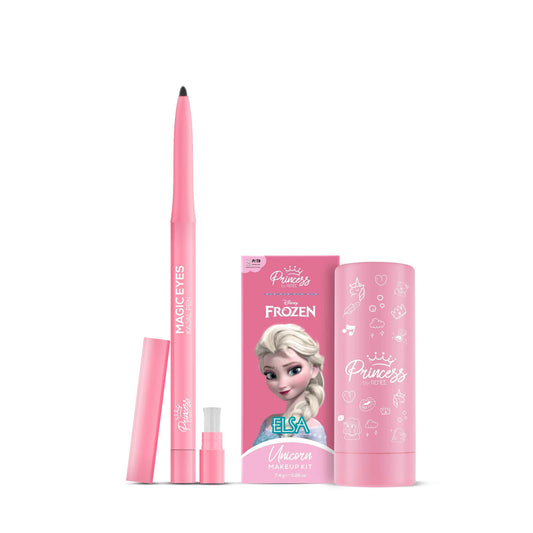 Princess by RENEE Magic Eyes Kajal Pen & Disney Frozen Unicorn Makeup Kit Elsa Combo