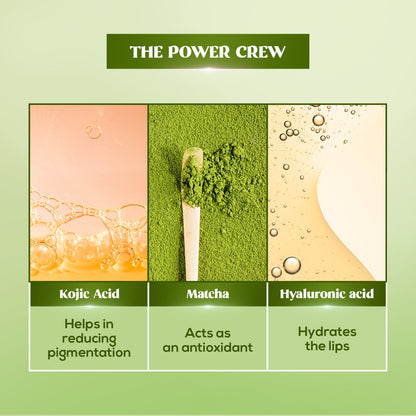 RENEE Matcha Lip Balm With SPF 50, 10g