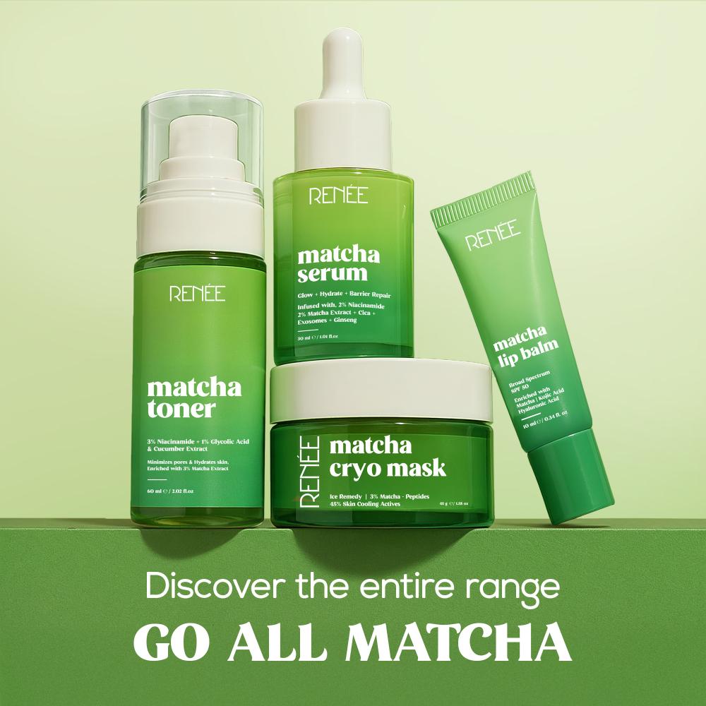 RENEE Matcha Face Serum For Hydration and Glow, 30ml