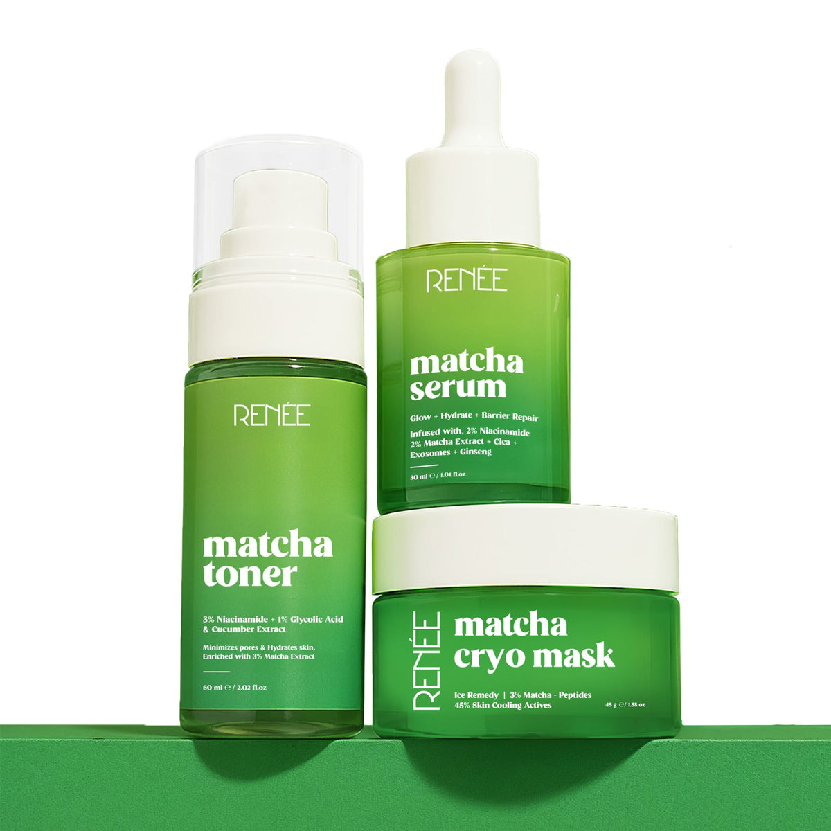 RENEE Matcha Skincare Trio