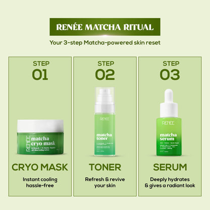 RENEE Matcha Skincare Trio