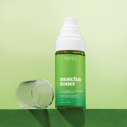 RENEE Matcha Refreshing Face Toner For Bright, Hydrated Skin - 60 ml