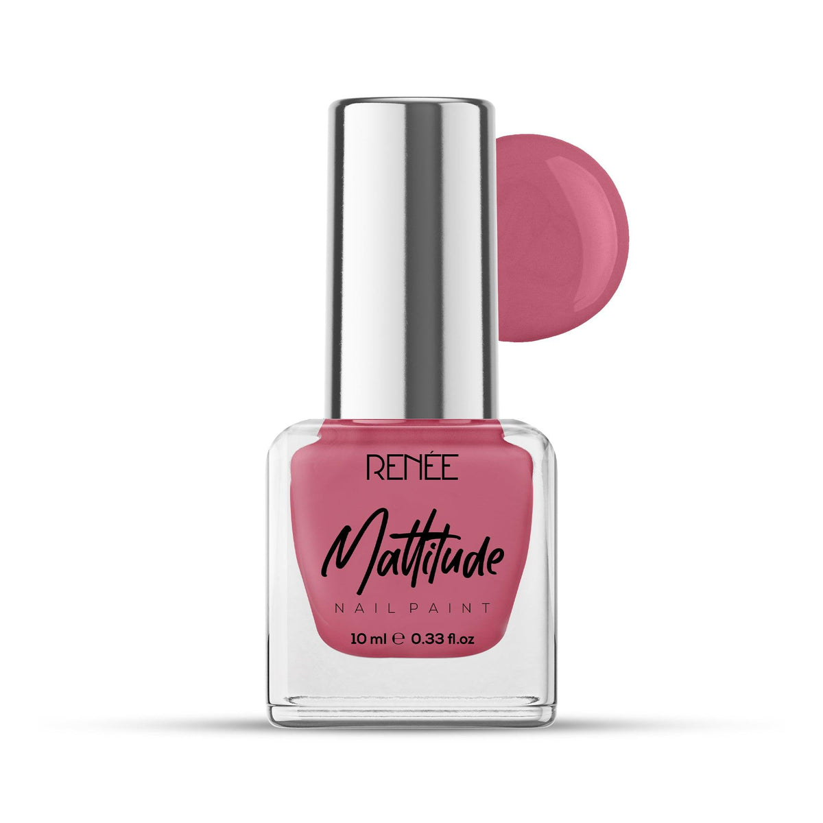 RENEE Mattitude Nail Paint 10ml - Royale Rose