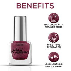 RENEE Metallicious Nail Paint 10ml