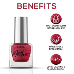 RENEE Metallicious Nail Paint 10ml