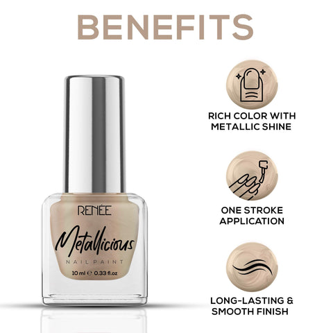 RENEE Metallicious Nail Paint 10ml