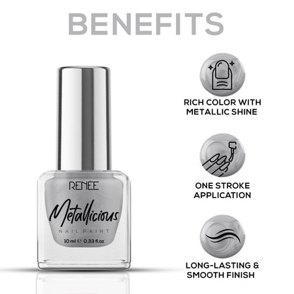 RENEE Metallicious Nail Paint 10ml