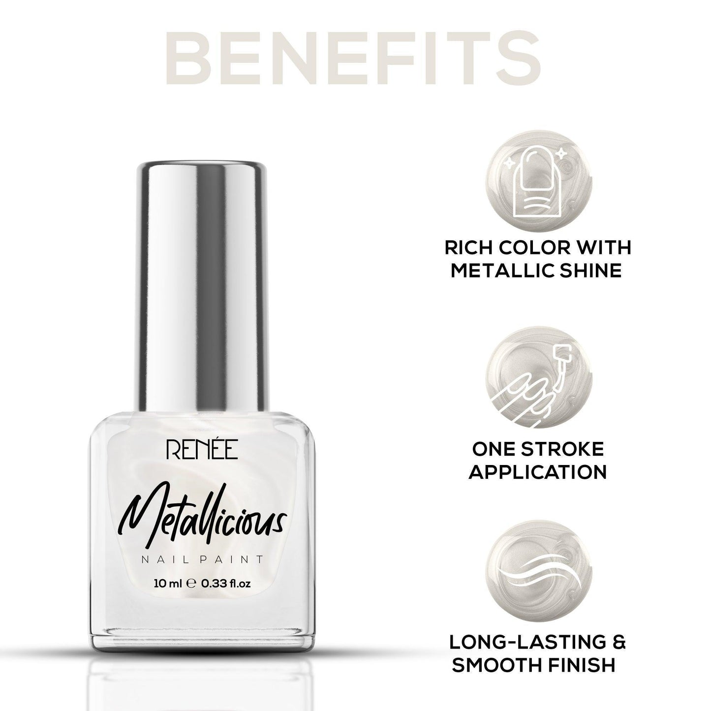 RENEE Metallicious Nail Paint 10ml