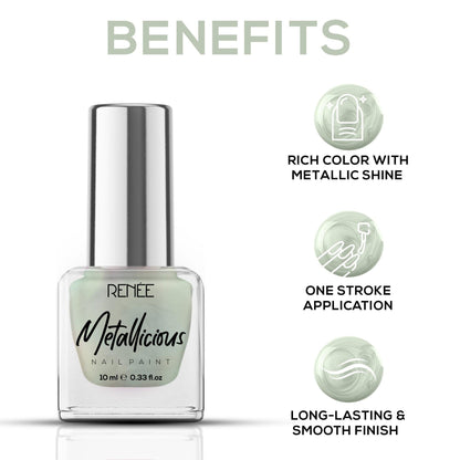 RENEE Metallicious Nail Paint 10ml