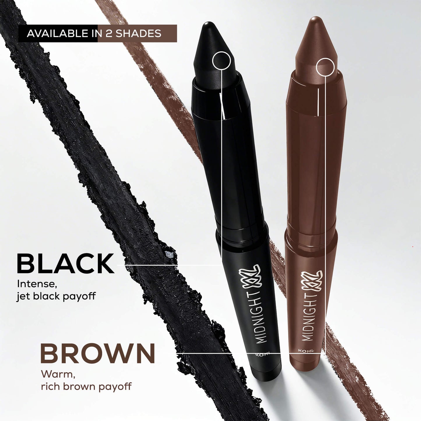RENEE Midnight XXL Waterproof & Smudge-proof Kohl With Sharpener