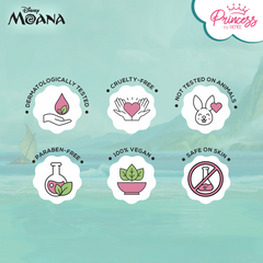 Princess by RENEE Disney Moana’s Stick On Nails, For Preteens, Pack of 24