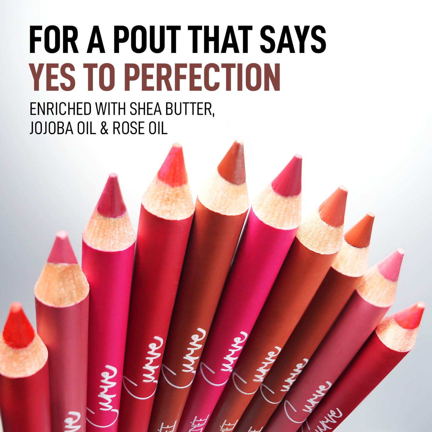 RENEE Curve Matte Lip Liner With Sharpener, 2.5g